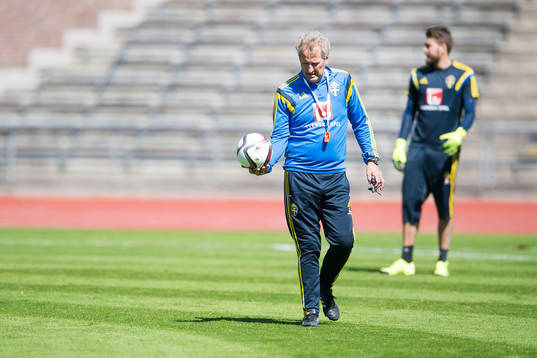 Sveriges förbundskapten Erik Hamrén