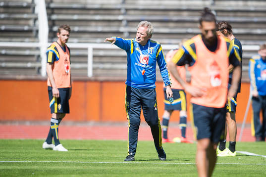 Sveriges förbundskapten Erik Hamrén