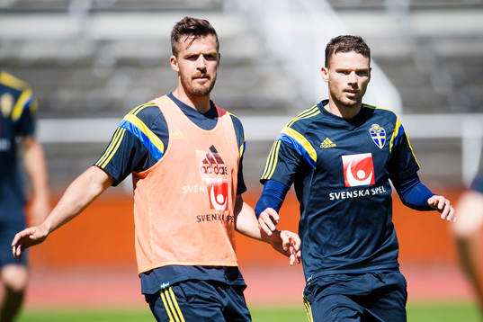 Sveriges Per Nilsson och Marcus Berg