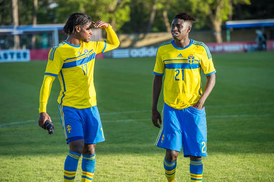 Sveriges Joseph Baffo och Pa Konate