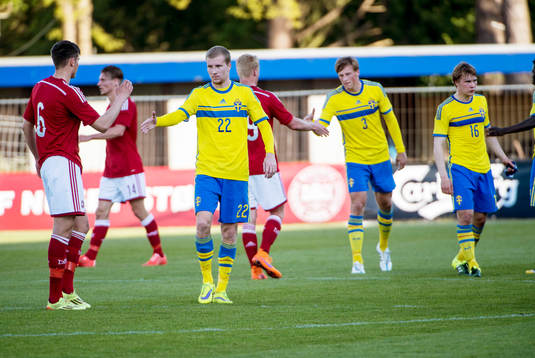 Sveriges Simon Gustafson, Emil Bergström, Simon Tibbling