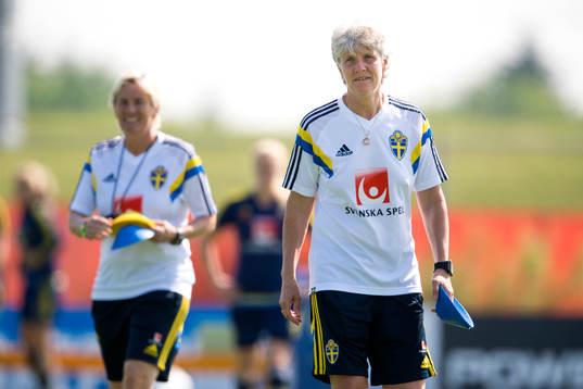 Sveriges förbundskapten Pia Sundhage