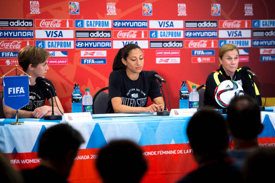 s Meghan Klingenberg, Christen Press och förbundskapten