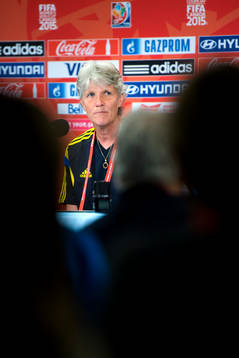 Sveriges förbundskapten Pia Sundhage