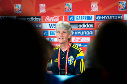 Sveriges förbundskapten Pia Sundhage
