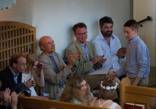 Skolavslutning i Hässleholms kyrka i Hässleholm 11 juni