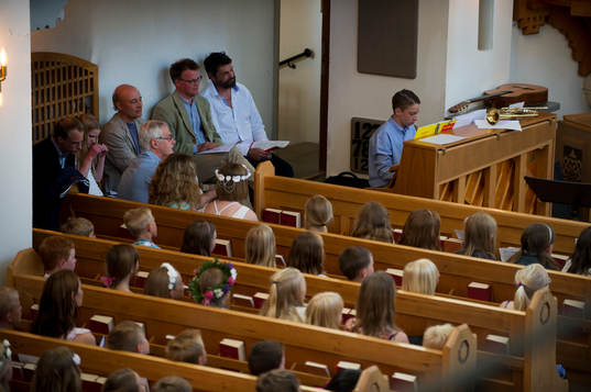 Skolavslutning i Hässleholms kyrka i Hässleholm 11 juni
