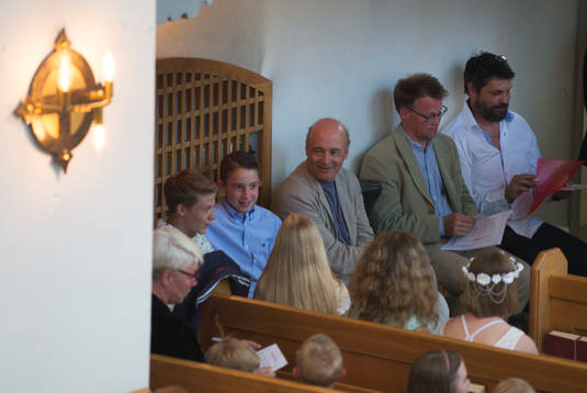 Skolavslutning i Hässleholms kyrka i Hässleholm 11 juni