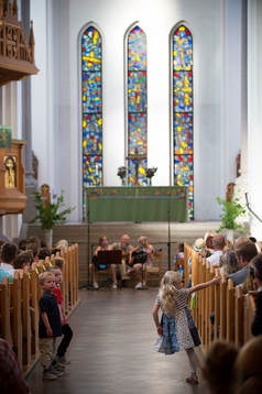 Skolavslutning i Hässleholms kyrka i Hässleholm 11 juni