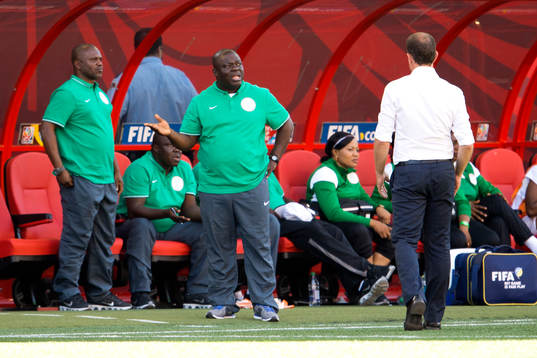 Nigerias Förbundskapten Edwin Okon deppar