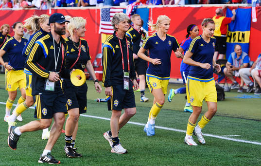 Sveriges förbundskapten Pia Sundhage