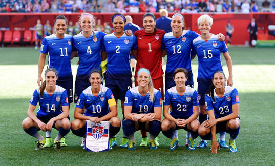s Ali Krieger, Becky Sauerbrunn, Sydney Leroux, målvakt