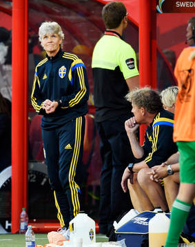 Sveriges förbundskapten Pia Sundhage