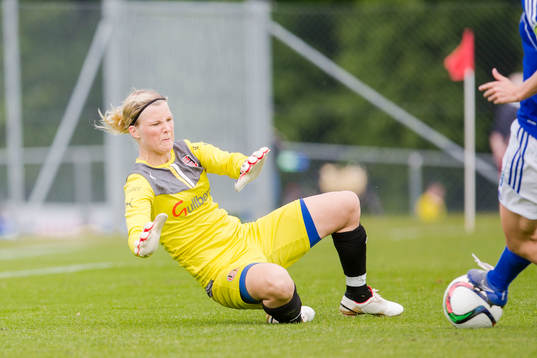 Hittarps  målvakt Maria Edman Falke