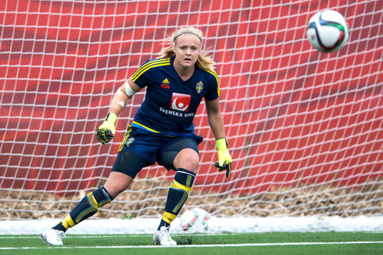 Sveriges målvakt Hilda Carlén