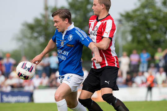 Freddie Sramek från Trelleborg och Jonathan Asp från