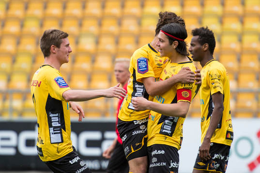 Elfsborgs spelare jublar