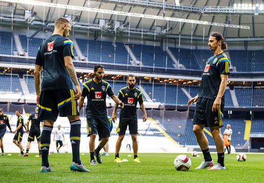 Alexander Milosevic, Erkan Zengin, Jimmy Durmaz och Zlatan