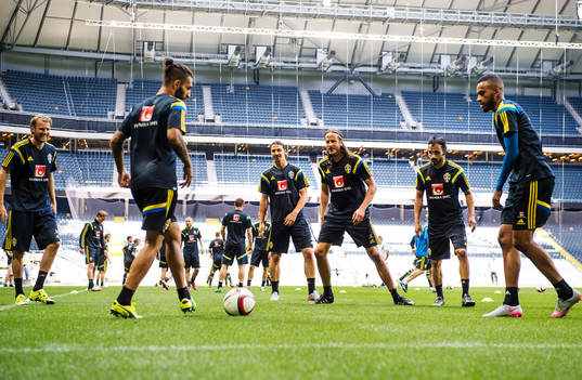 Ola Toivonen, Jimmy Durmaz, Zlatan Ibrahimovic, Jonas