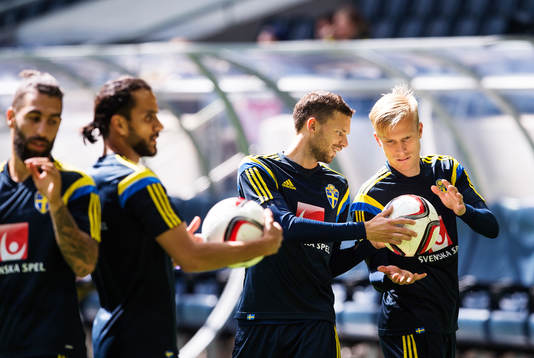 Marcus Berg och Oscar Wendt