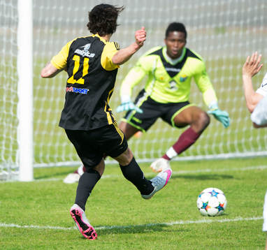 IFK Hässleholms Karim Al-Asi missar friläge i matchen i