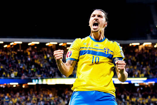 Bläddra bland fler bilder av Fotboll, EM-kval, Sverige - Montenegro
