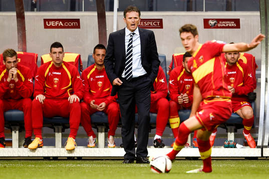Montenegros förbundskapten Branko Brnovic
