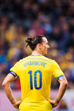 Sveriges Zlatan Ibrahimovic