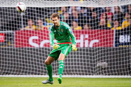 Sveriges målvakt Andreas Isaksson