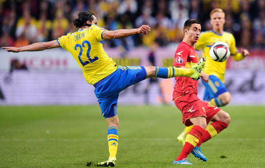 Sveriges Erkan Zengin och Montenegros Adam Marusic