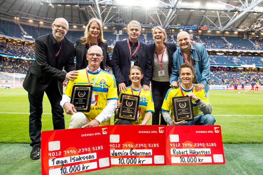 Tage Isaksson (Årets Eldsjäl), Jessica Österman (Årets