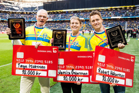 Tage Isaksson (Årets Eldsjäl), Jessica Österman (Årets
