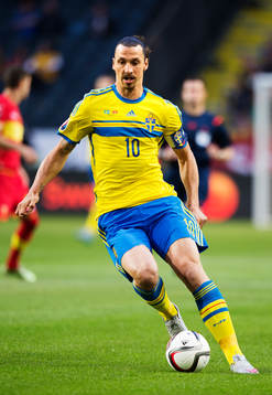 Sveriges Zlatan Ibrahimovic