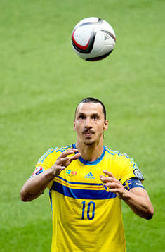 Sveriges Zlatan Ibrahimovic