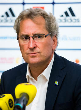 Sveriges förbundskapten Erik Hamrén
