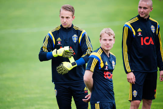 Sveriges målvakt Patrik Carlgren