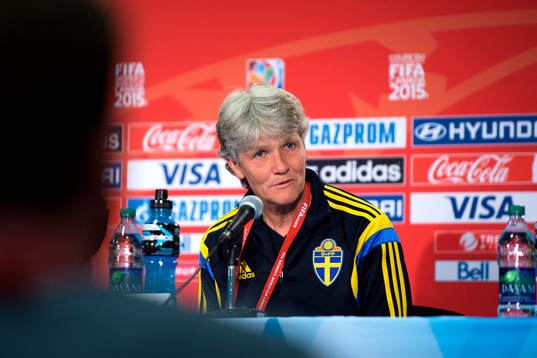 Sveriges förbundskapten Pia Sundhage
