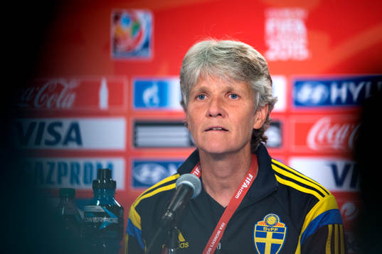 Sveriges förbundskapten Pia Sundhage