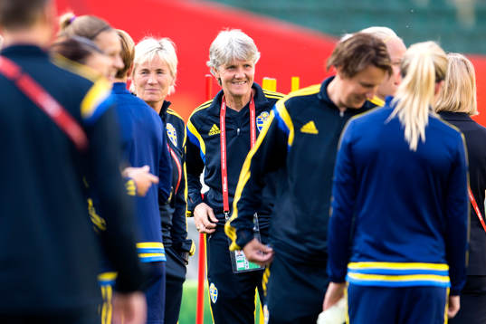Sveriges förbundskapten Pia Sundhage