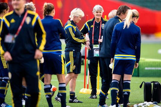 Sveriges förbundskapten Pia Sundhage