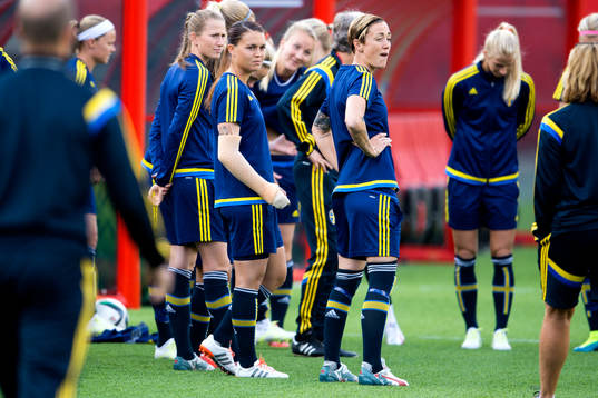 Sveriges Emilia Appelqvist och Therese Sjögran