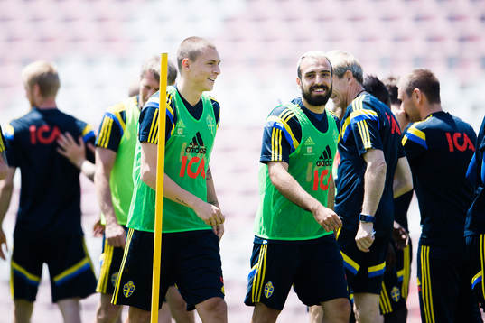 Sveriges Victor Nilsson Lindelöf och Abdul Khalili