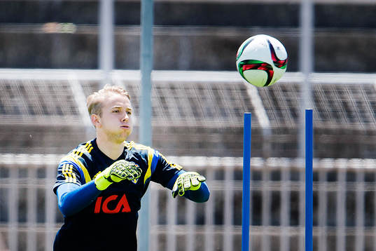 Sveriges målvakt Patrik Carlgren