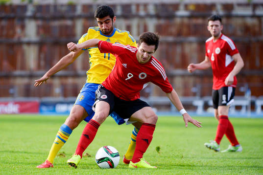 Sveriges Ferhad Ayaz och Albaniens Liridon Latifi