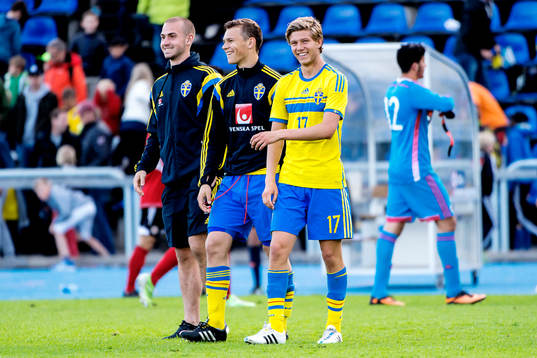 Sveriges Jesper Karlström och Anton Jönsson Salétros