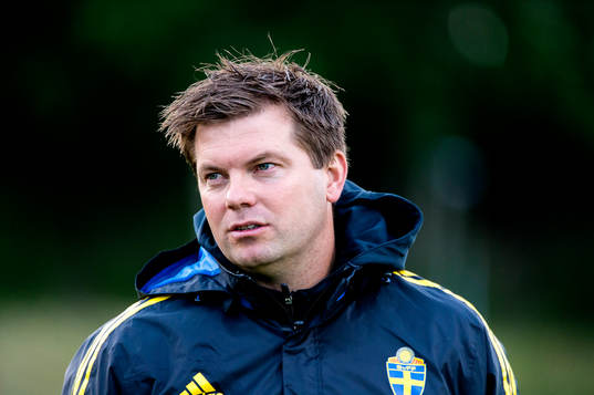 Sveriges förbundskapten Jens Gustafsson