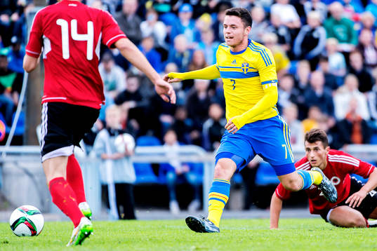 Sveriges Kerim Mrabti, Albaniens Herdi Prenga och Ron Broja