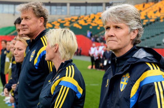 Sveriges förbundskapten Pia Sundhage
