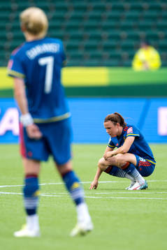 Sveriges Jessica Samuelsson deppar