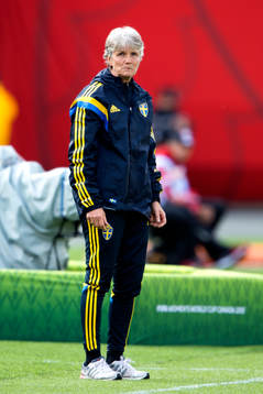 Sveriges förbundskapten Pia Sundhage